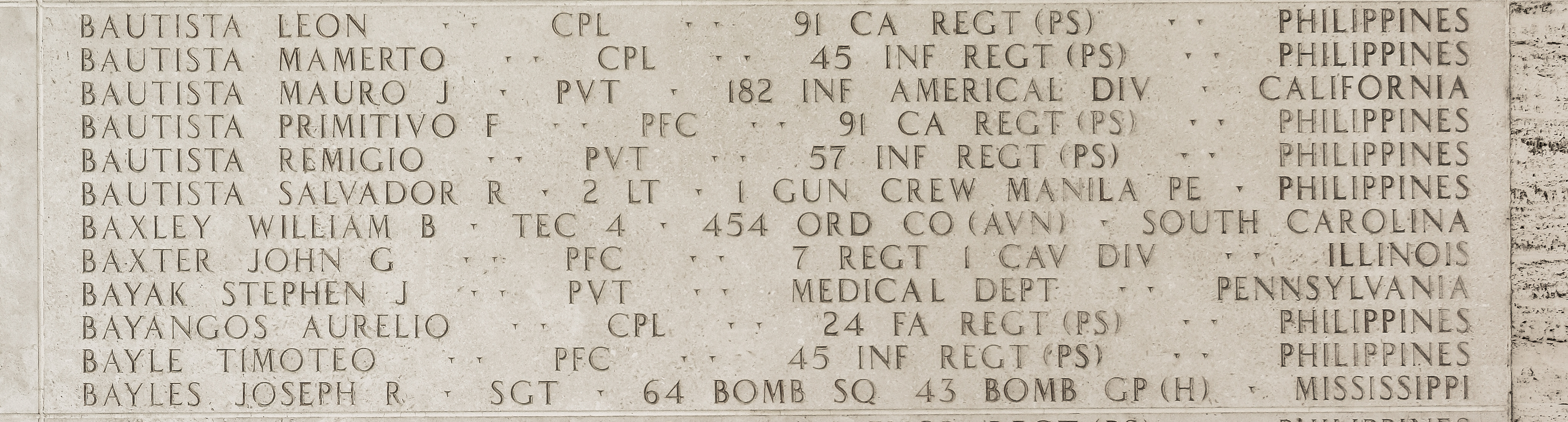 Joseph R. Bayles, Sergeant